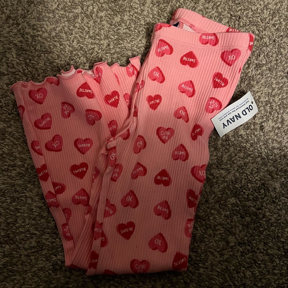 Old Navy Pink Heart Pants